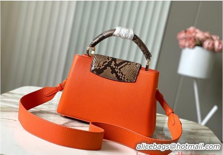 Grade Inexpensive Louis Vuitton Capucines BB N48865 Orange