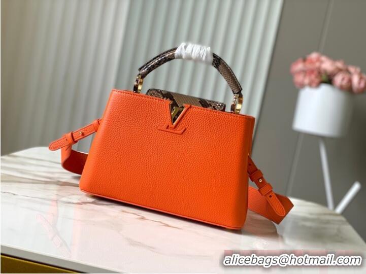 Grade Inexpensive Louis Vuitton Capucines BB N48865 Orange