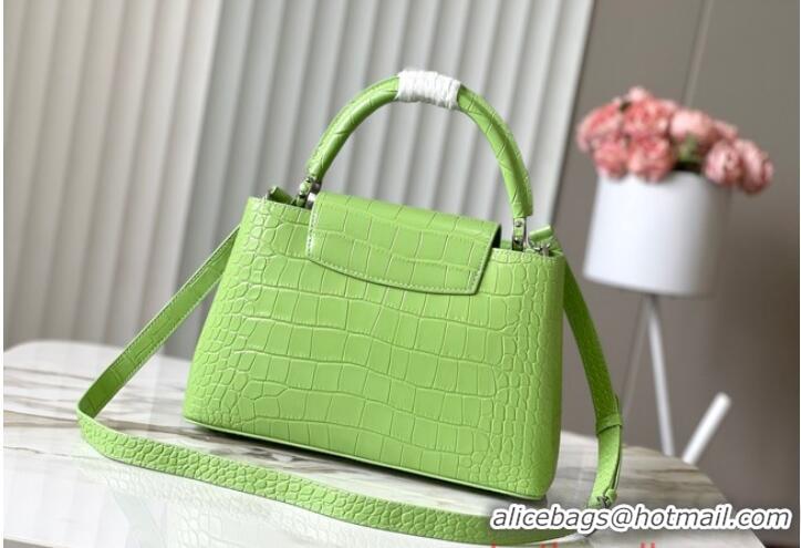 Buy Discount Louis Vuitton Capucines MM N93419 Light Green