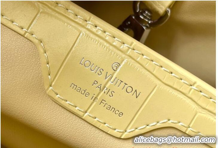 Promotional Louis Vuitton Crocodile Capucines BB N48865 Yellow