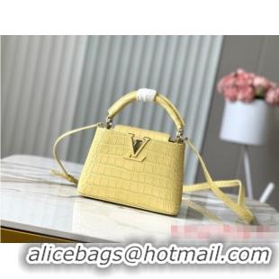 Super Quality Louis Vuitton Capucines Mini N81209 Yellow