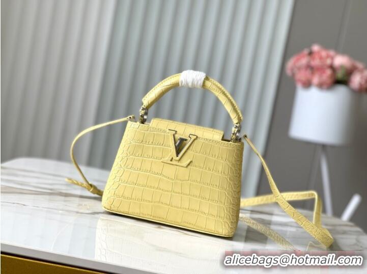 Super Quality Louis Vuitton Capucines Mini N81209 Yellow