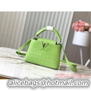 Promotional Louis Vuitton Capucines Mini N81209 Light Green