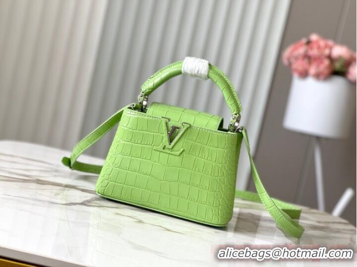 Promotional Louis Vuitton Capucines Mini N81209 Light Green