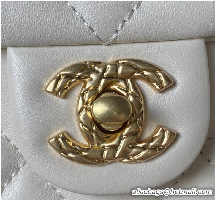 Buy Discount Chanel SMALL FLAP BAG AS4263 WHITE