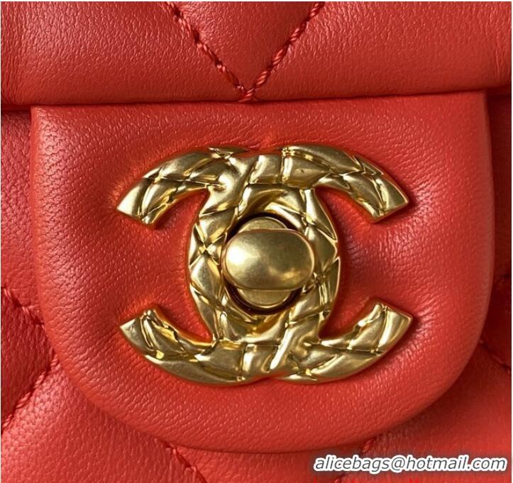 Buy Discount Chanel SMALL FLAP BAG AS4263 RED