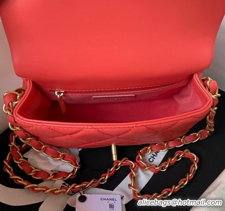 Buy Discount Chanel SMALL FLAP BAG AS4263 RED