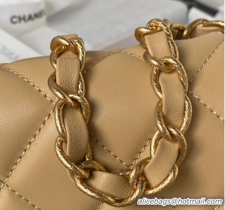 Top Design Chanel SMALL FLAP BAG AS4263 Apricot