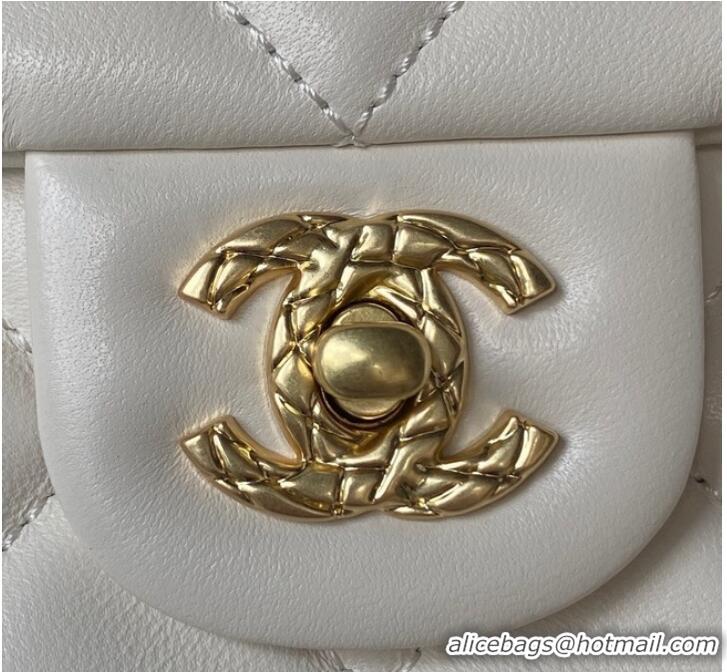 Top Grade Chanel SMALL FLAP BAG AS4264 WHITE