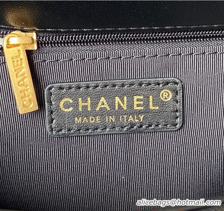 Famous Brand Chanel SMALL FLAP BAG AS4264 Black