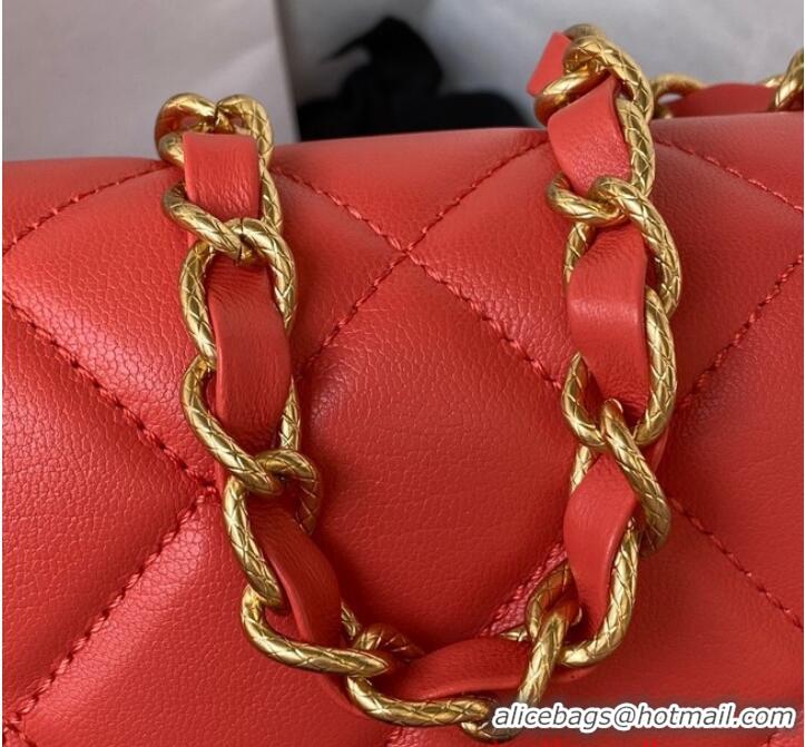 Good Product Chanel SMALL FLAP BAG AS4264 Red