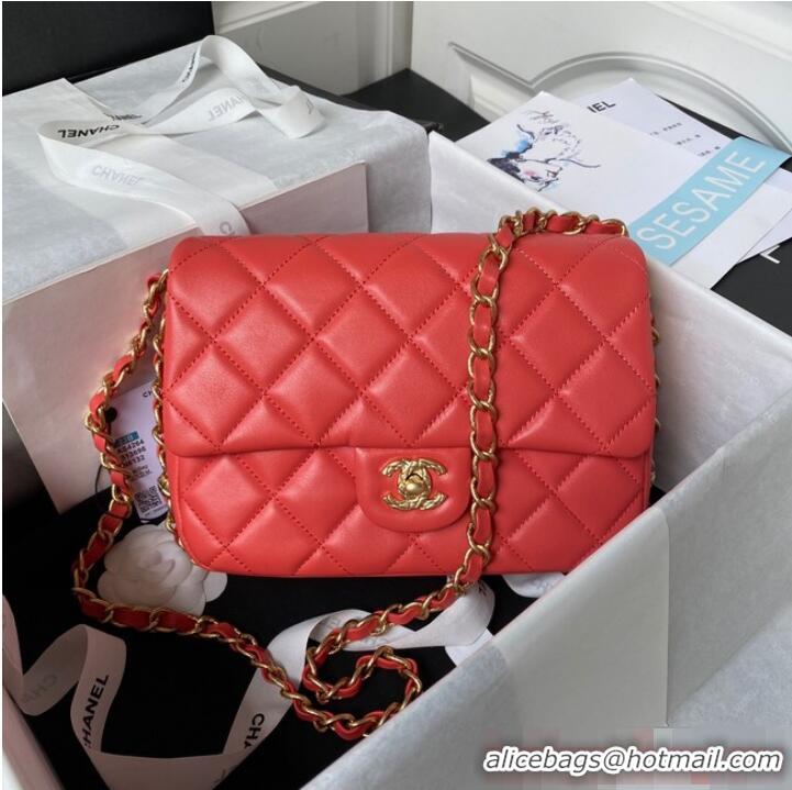 Good Product Chanel SMALL FLAP BAG AS4264 Red