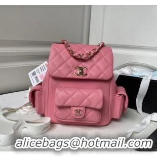 Buy Fashionable Chanel Small BACKPACK AS4399 Pink