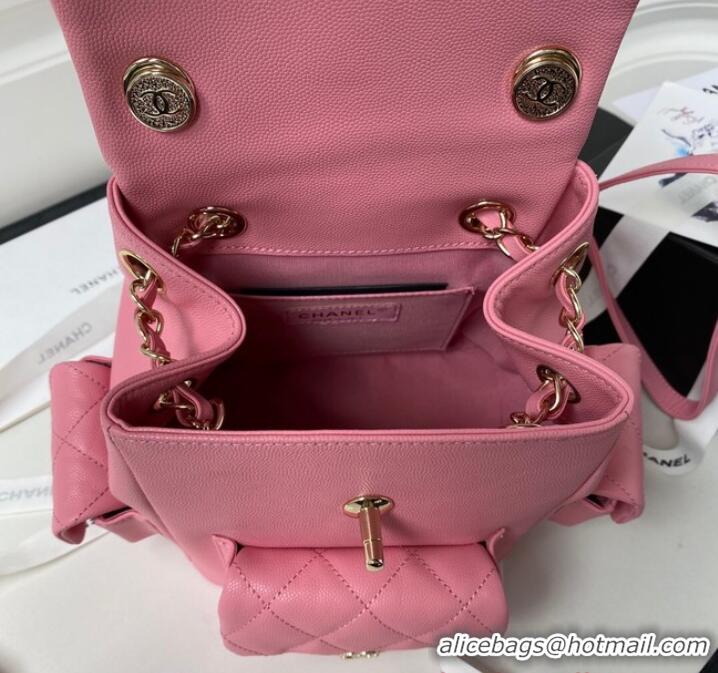 Buy Fashionable Chanel Small BACKPACK AS4399 Pink