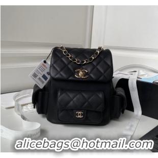 Well Crafted Chanel small BACKPACK AS4399 BLACK