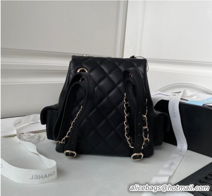 Well Crafted Chanel small BACKPACK AS4399 BLACK