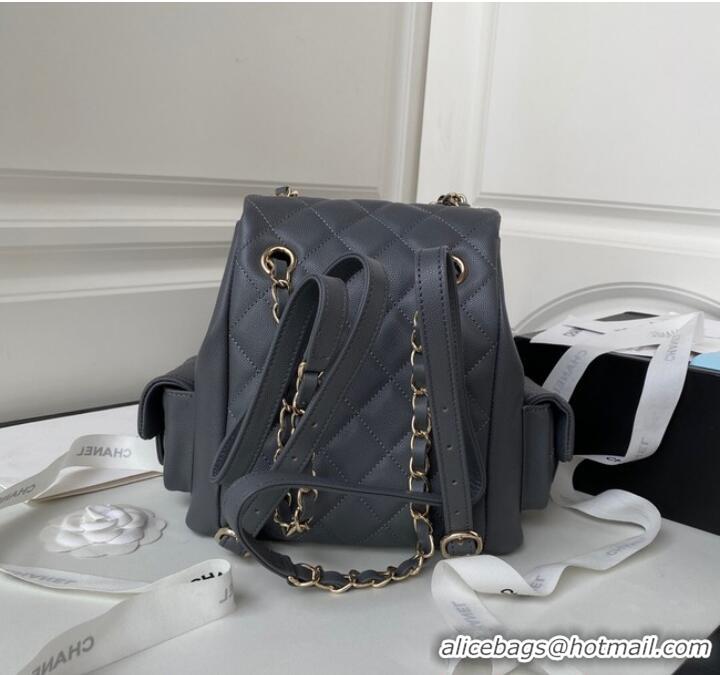 Super Quality Chanel small BACKPACK AS4399 GRAY