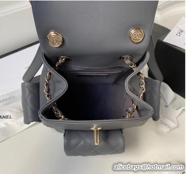 Famous Brand Chanel small BACKPACK AS4398 GRAY