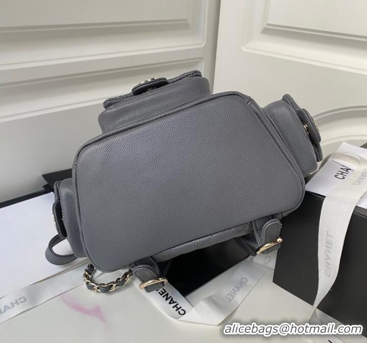 Famous Brand Chanel small BACKPACK AS4398 GRAY