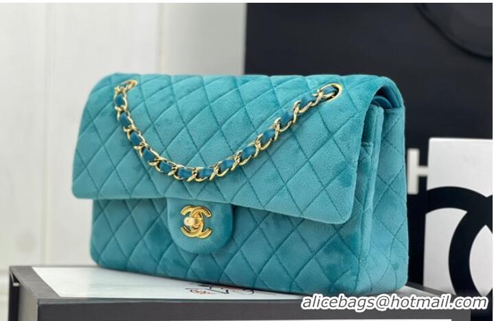 Most Popular Chanel CLASSIC HANDBAG A1112 LIGHT BLUE