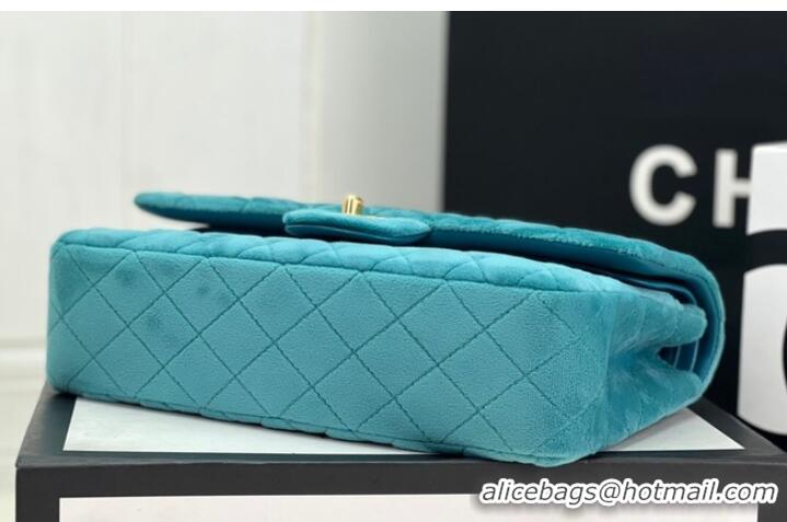 Most Popular Chanel CLASSIC HANDBAG A1112 LIGHT BLUE