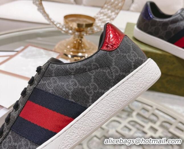 Unique Style Gucci Ace GG Canvas Sneakers Black 012080