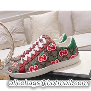 Charming Gucci Ace GG Canvas Sneakers APPLES 012096