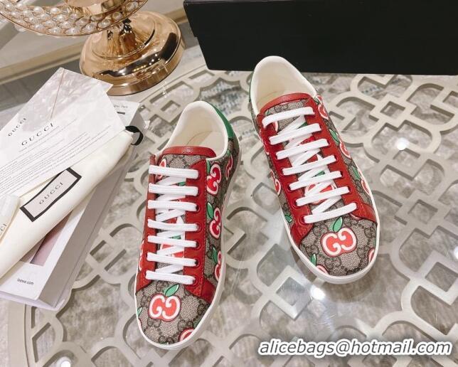 Charming Gucci Ace GG Canvas Sneakers APPLES 012096