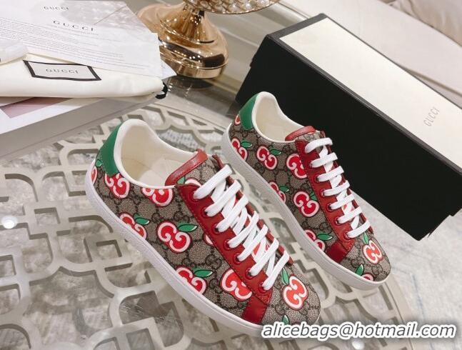 Charming Gucci Ace GG Canvas Sneakers APPLES 012096