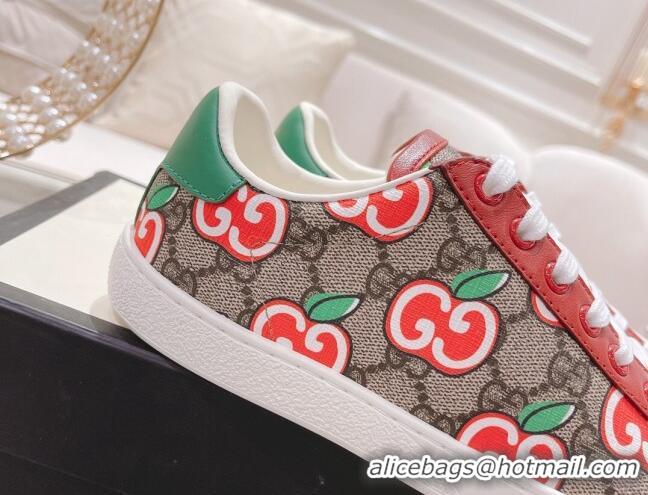 Charming Gucci Ace GG Canvas Sneakers APPLES 012096