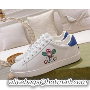 Best Price Gucci Ace Leather Sneakers TENNIS White 1012097