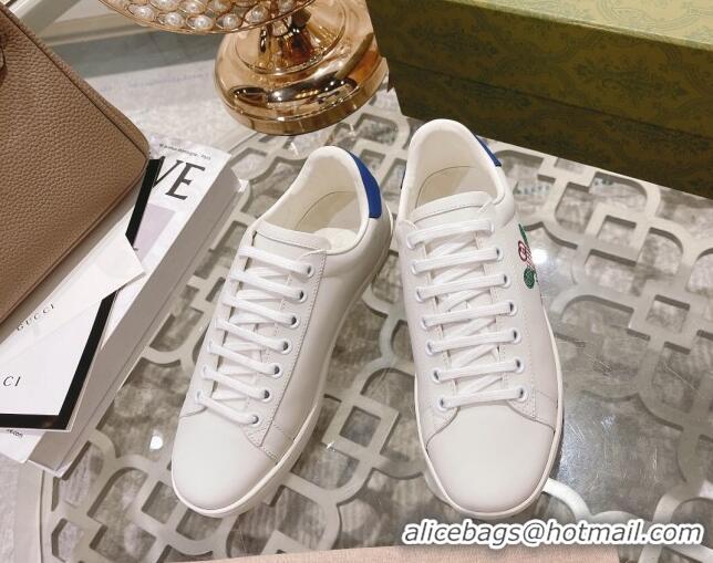 Best Price Gucci Ace Leather Sneakers TENNIS White 1012097