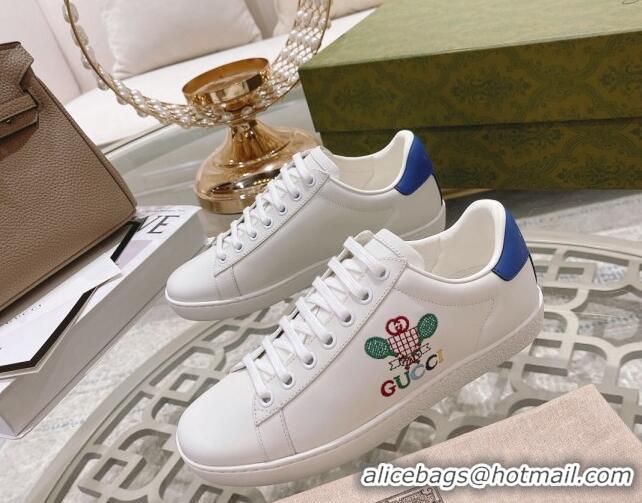 Best Price Gucci Ace Leather Sneakers TENNIS White 1012097