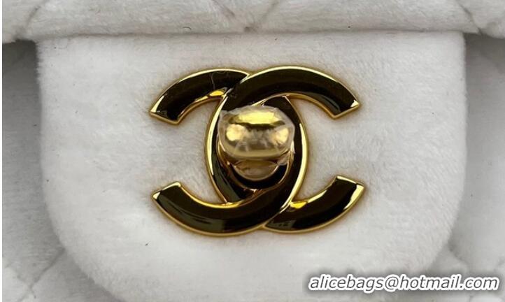 Luxurious Discount Chanel CLASSIC HANDBAG A1116 WHITE