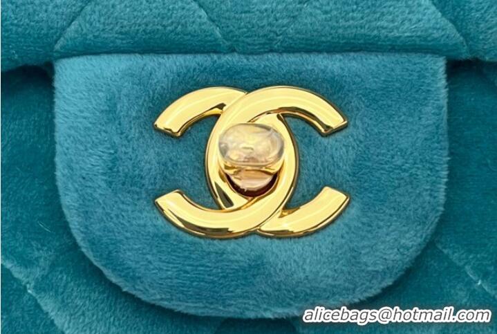 Famous Brand Chanel CLASSIC HANDBAG A1116 LIGHT BLUE