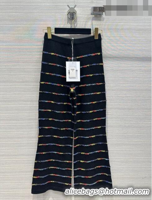 Top Quality Chanel Cashmere Pants CH92845 Black 2023