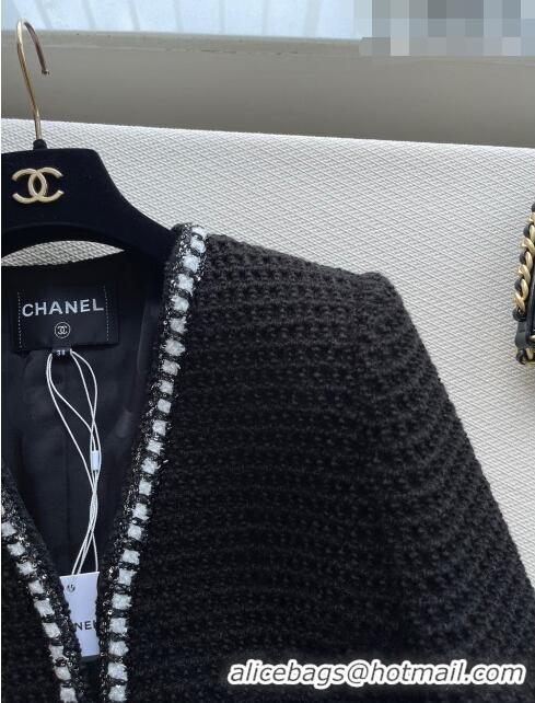 ​Traditional Discount Chanel Tweed Jacket CH92853 Black 2023