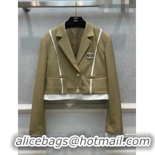 Good Looking Chanel Jacket CH92859 Brown 2023