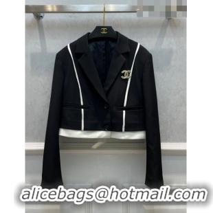 Luxury Cheap Chanel Jacket CH92860 Black 2023