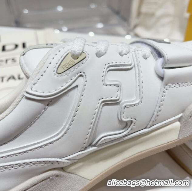 Trendy Design Fendi Calfskin Match Sneakers White 809028