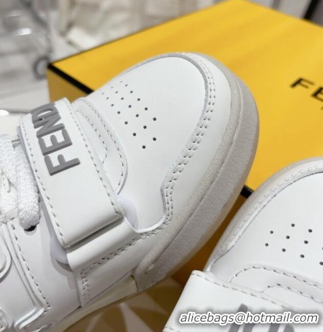 Trendy Design Fendi Calfskin Match Sneakers White 809028