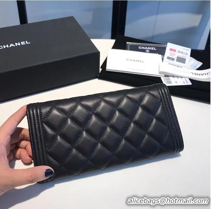 Top Grade Chanel Quilted Lambskin Leather AP0252 Black