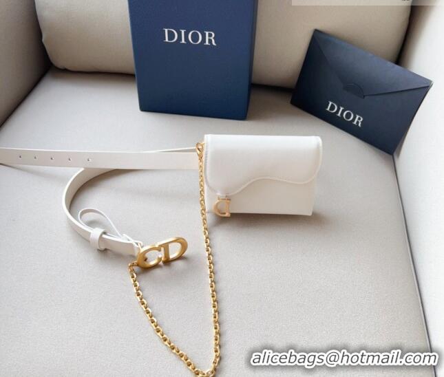 Famous Brand Dior Leather Saddle Belt Bag CD1018 2023