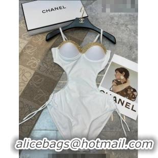 Buy Cheap Versace Swimwear with Chain 0726 White 2023