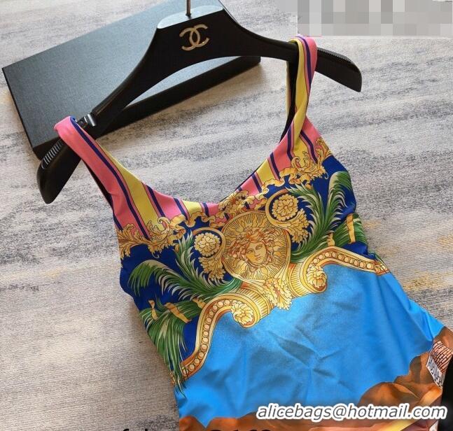 ​Low Cost Versace Swimwear 0816 Blue 2023