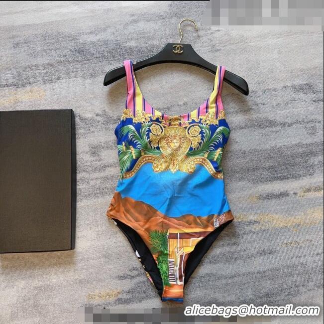 ​Low Cost Versace Swimwear 0816 Blue 2023