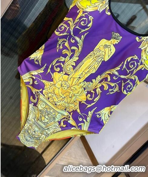 ​Super Quality Versace Swimwear 0816 Purple 2023