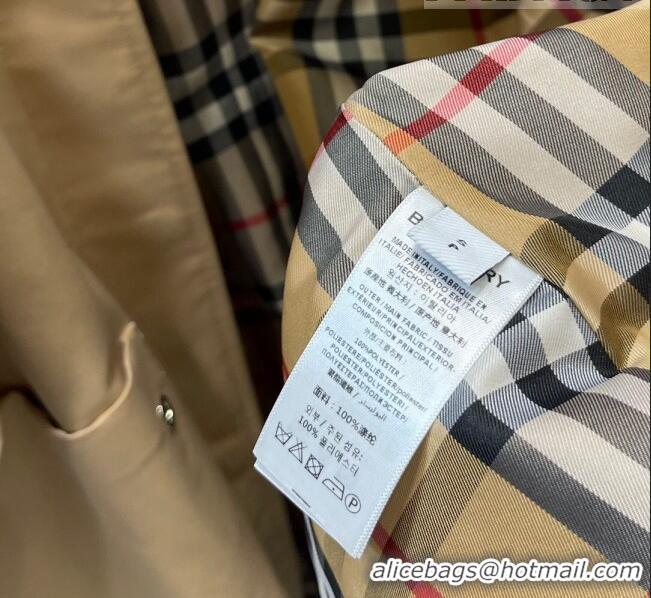 ​Well Crafted Burberry Check Trench Coat B9206 Khaki 2023