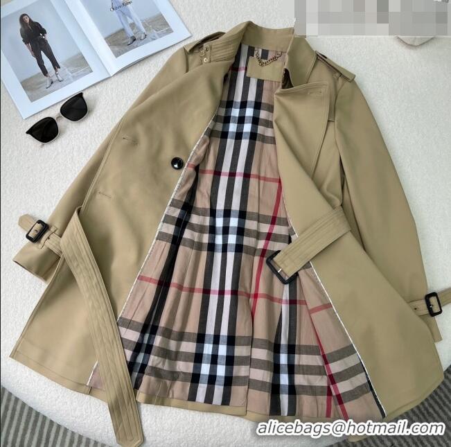 Famous Brand Discount Burberry Trench Coat B9207 Khaki 2023