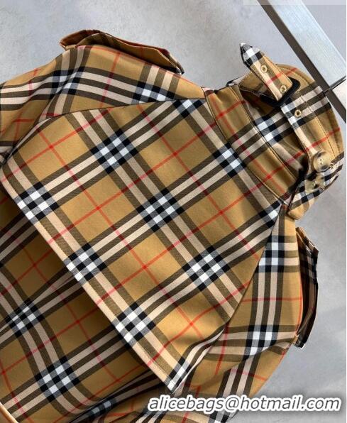 Top Quality Burberry Check Trench Coat B9205 2023